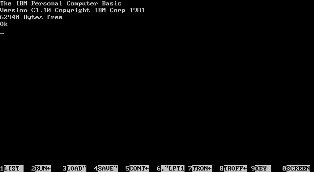 IBM BASIC logo